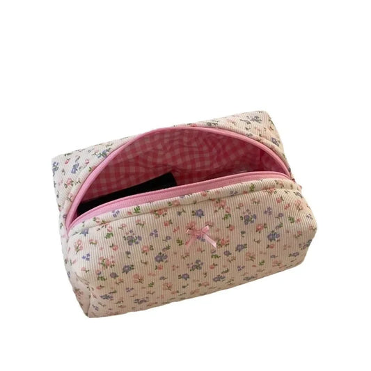 Cottage Petals makeup bag