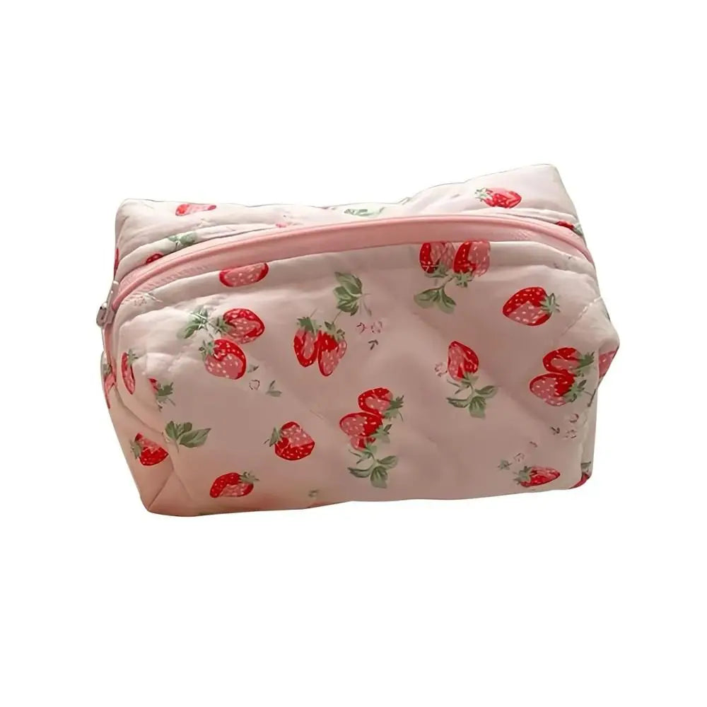 Sweet Strawberry makeup bag